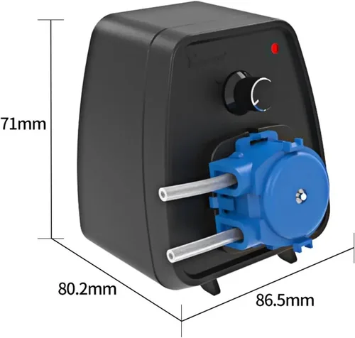 Miniatura 4 de KCP-X Super Mini Peristaltic Pump 24V DC Motor Self-priming Pump with Adjustable Flow 19~65ml/min Dosing Pump(EU)