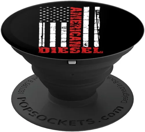 Miniatura 4 de Diesel Truck americano popsocket agarre y soporte para teléfonos y tabletas, Negro