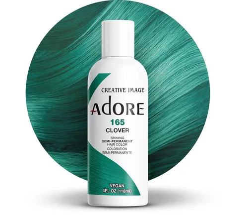 Miniatura 7 de Adore Tinte semipermanente para cabello (165 Clover) Tinte para cabello verde vegano y libre de crueldad Sin amoníaco, sin peróxido, sin alcohol