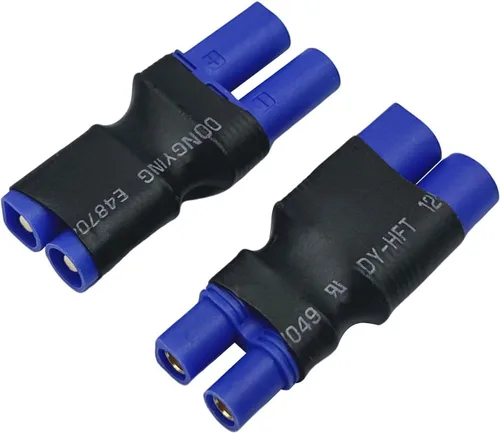 Miniatura 5 de Adaptador de conector hembra macho EC3 a EC5 para conectores de batería RC Lipo