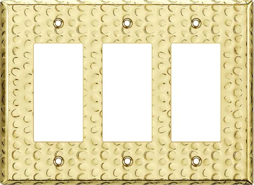 Miniatura 45 de LIDER Placa decorativa de pared de metal para interruptor o receptáculo, cubierta de salida de acero inoxidable, resistente a la corrosión