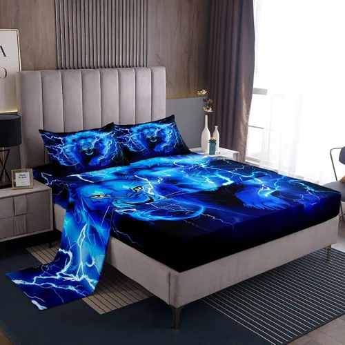 Miniatura 23 de Manfei Juego de sábanas de baloncesto para niños, tamaño individual, juego de ropa de cama temática deportiva para decoración de habitación de niños
