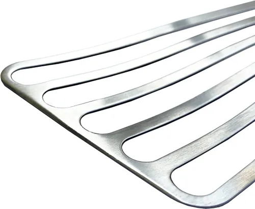 Miniatura 4 de WALLFARM Espátula de pescado de metal, resistente al calor, espátula ranurada de acero inoxidable para voltear sándwiches de queso, freír, girador
