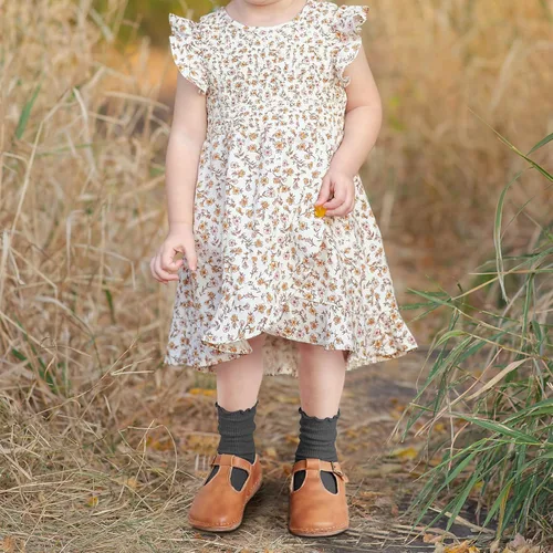 Miniatura 6 de JOCMIC Paquete de 6 calcetines con volantes para bebés y niñas calcetines con volantes