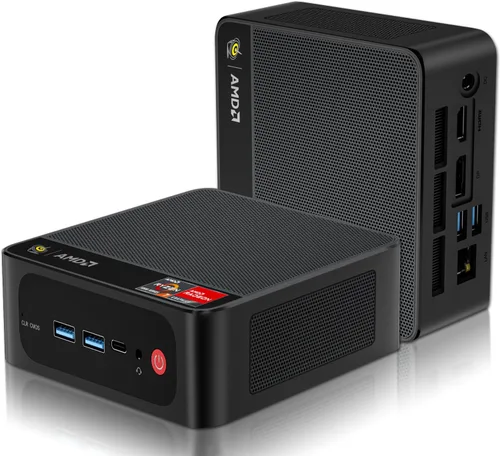 Miniatura 11 de Mini PC SER5 MAX de Beelink, AMD Ryzen 7 6800U (hasta 4.7 GHz, 8C/16T), Mini Computadora con 24GB LPDDR5 RAM 500GB PCIe 4.0 x4 SSD, triple pantalla