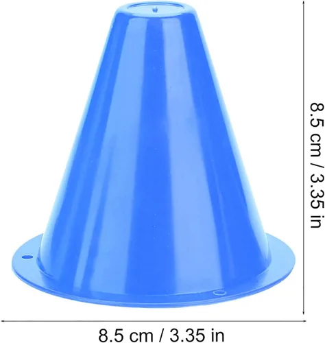 Miniatura 2 de 10 mini conos, conos de fútbol, barreras de fútbol, soporte de marcador de plástico para fútbol, baloncesto, fútbol, agilidad y entrenamiento