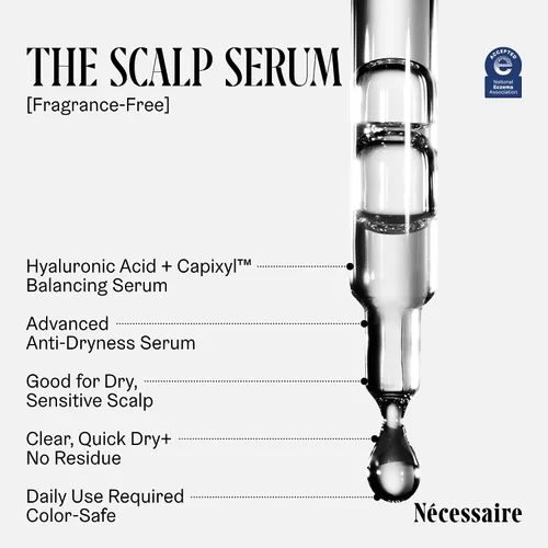 Miniatura 4 de Nécessaire The Scalp Serum. 5% Capixyl™ + 1% ácido hialurónico para un cabello más completo, grueso y saludable. Sin fragancia. Aprobado por