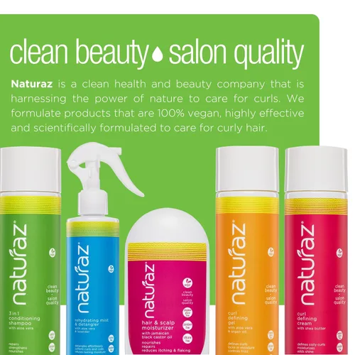 Miniatura 8 de Champú acondicionador 3 en 1 para cabello rizado seco y dañado 100% vegano Champú sin espuma para cabello dañado 8 onzas
