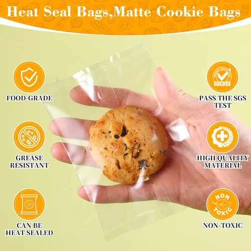 Miniatura 4 de Bolsas de sellado térmico transparentes de 4 x 6 para galletas, bolsas transparentes para galletas con sello, bolsa pequeña para empacar dulces