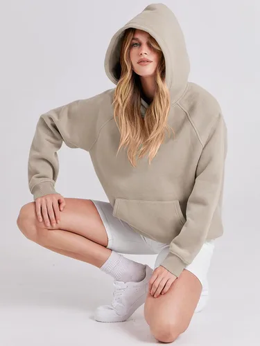 Miniatura 68 de ANRABESS - Sudaderas con capucha para mujer, sobre talla, de vellón de manga larga, modelo de 2024, para otoño