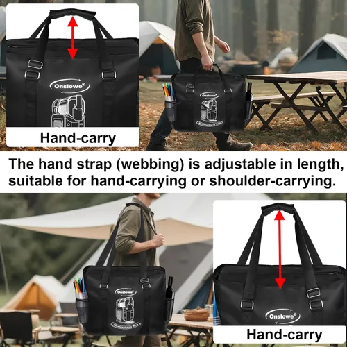 Miniatura 4 de Bolsa de transporte para máquina de granizado Ninja FS301/FS301C/FS299/FS300 – Bog portátil de viaje al aire libre, bolsillo grande para accesorios