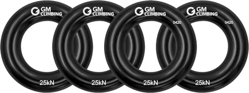Miniatura 10 de GM CLIMBING Rappel Ring 25kN para escalada en roca Arborist Rescue Slackline Hammock