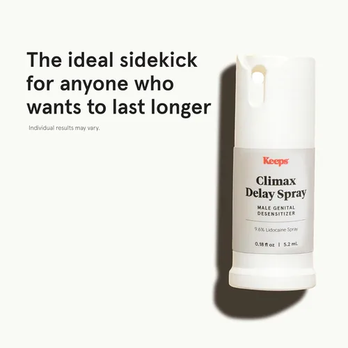 Miniatura 2 de Keeps Climax Delay Spray para hombres, fórmula de lidocaína para control del clímax y reducción de la sensibilidad, espray desensibilizante