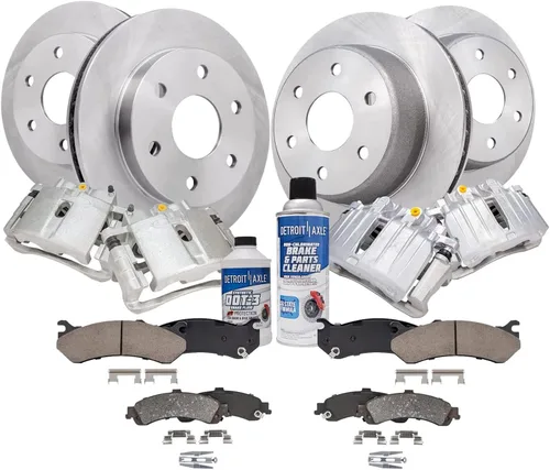 Miniatura 53 de Detroit Axle - Rotores de freno para Chrysler 200 2015 2016 2017, Rotores de freno de disco de reemplazo: 12.01" pulgadas delantero y 10.95