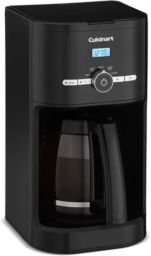 Cafetera programable clásica de 12 tazas Cuisinart, color negro, DCC-1120BKNAS