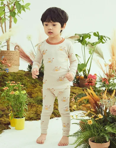 Miniatura 2 de moimoln Sibling - Pijama de algodón suave y cálido a juego, de manga larga, de 6 meses a 8 años