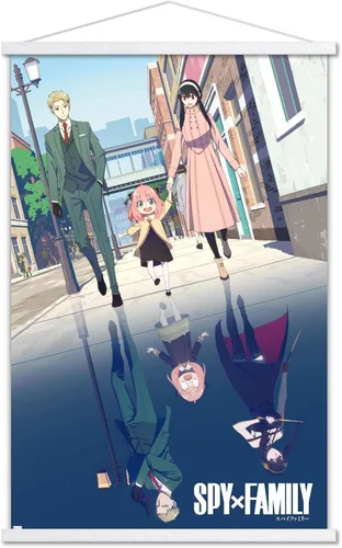 Miniatura 8 de Trends International Spy x Family - Póster de pared de arte familiar con llave, 22.37 x 34.00 pulgadas, paquete de impresión premium y colgador