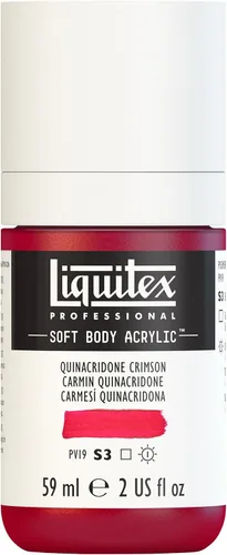 Miniatura 110 de Liquitex Professional Soft Body - Pintura acrílica, botella de 2 onzas (59 ml), blanco titanio Titanio Blanco