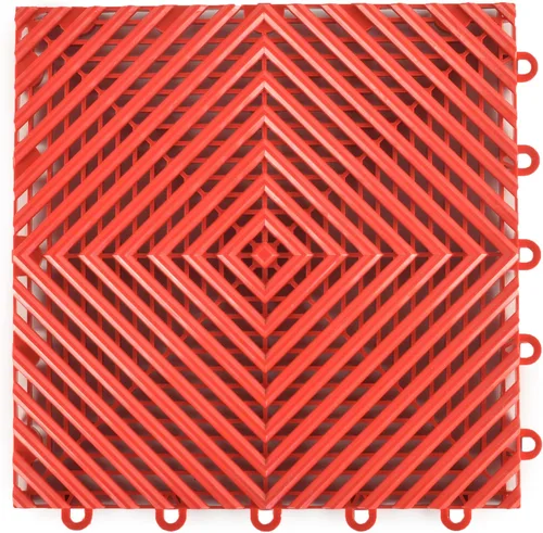 Miniatura 10 de Greatmats - Azulejos de garaje perforados de flujo libre, 1 x 1 pie x 0.5 pulgadas, paquete de 25 (negro)