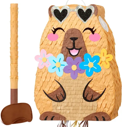 Miniatura 21 de WERNNSAI - Piñata de controlador de videojuegos, suministros para fiestas, paquete con venda y bate para niños, temática de juegos, fiesta