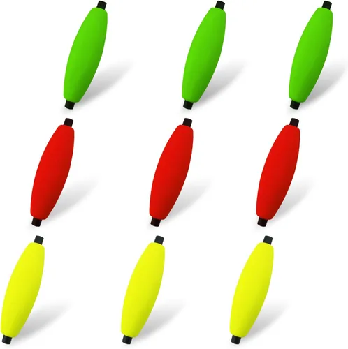 Narcissus Fishing Bobbers Floats for Catfish,Foam Fishing Peg FloatsFreshwater and Saltwater,Perfect for Santee Catfish Rig 9 piezas