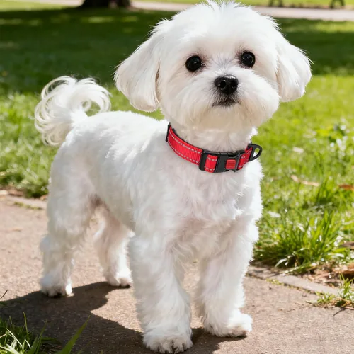 Miniatura 2 de Taglory Collar reflectante para perros pequeños, de neopreno suave acolchado con hebilla de bloqueo a prueba de escapes, anillo de aleación de zinc