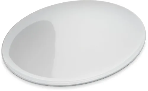 Miniatura 13 de Carlisle FoodService Products Epicure - Plato de plástico reutilizable para bufé, restaurante y hogar, melamina, 12 pulgadas, blanco, (paquete de 12)