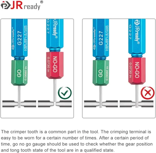 Miniatura 3 de JRready JST1515-ASF1 M22520/1-01 Kit de herramientas de crimpado MIL Conector Barril Terminal de cable resistente NEW-ASF1 y PH102 PH103 PH104
