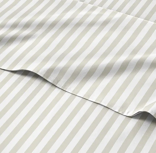 Miniatura 50 de Sábanas con patrón de puntos azules, 1 sábana encimera, 1 sábana bajera y 1 funda de almohada con bolsillos profundos, ropa de cama con estampado