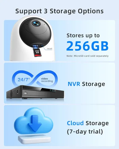 Miniatura 5 de Cámara de seguridad interior de 4MP 360° Pan Tilt 5G/2.4G WiFi 6, cámara enchufable para mascotas con altavoz para monitor de bebé de perro/gato