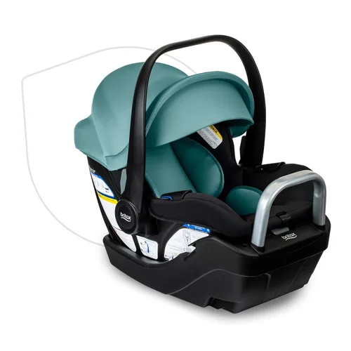 Miniatura 12 de Britax Willow SC Asiento de Carro Infantil, Asiento de Carro Mirando hacia Atrás con Base Alpine, Tecnología ClickTight, Sistema RightSize, Pindot