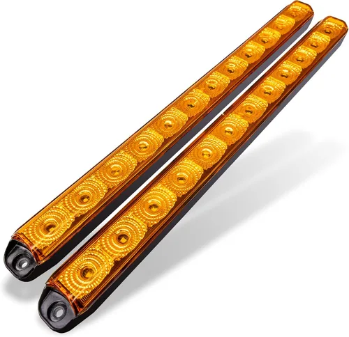 Miniatura 10 de True Mods - Tira de luces LED rojas de 16 pulgadas para remolque [freno + señal de giro secuencial] [DOT FMVSS 108 SAE S2I6U2PS] IP67 sumergible