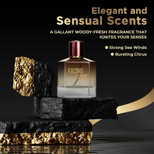 Miniatura 4 de Colonia para hombre – Inspirada en un perfume para hombre reconocido mundialmente – Notas de mar, pomelo, jazmín, ámbar gris – Fresco, sexy, audaz
