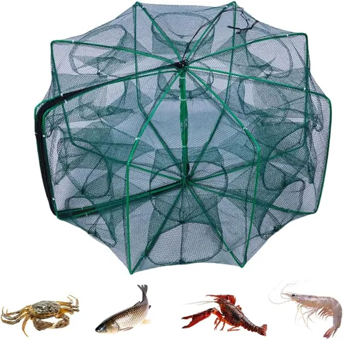Miniatura 11 de La trampa de pesca plegable mágica, 2025 Premium The Magic Fishing Trap Kits de pesca, red de pesca para pececillos, camarones, cangrejos