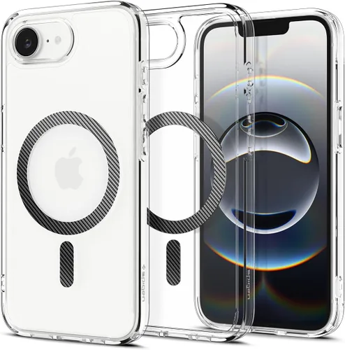 Miniatura 370 de Spigen Funda para iPhone 13 Mini, ultra híbrida MagFit [antiamarilleo] [compatible con Magsafe] - Transparente