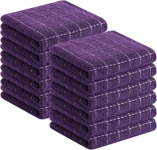 Miniatura 45 de Homaxy Paños de cocina 100% algodón de felpa, toallas de cocina ultra suaves y absorbentes para la cocina, adecuadas para secar y lavar platos