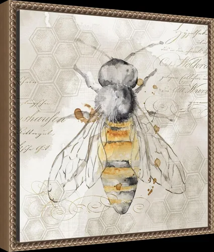 Miniatura 2 de Amanti Art Lienzo enmarcado para pared, 16 x 16 pulgadas, abeja reina II por Eva Watts, lienzo enmarcado para pared, obras de arte de animales
