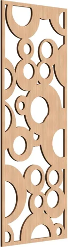 Miniatura 55 de Farwell Paneles de pared decorativos de madera con calado, 13 3/8 pulgadas de ancho x 34 3/8 pulgadas de alto x 1/4 de alto, roble rojo rojo