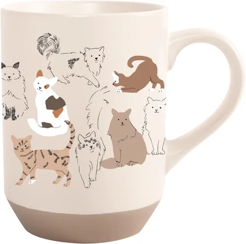 Miniatura 13 de Fringe Studio Celestial Dog - Taza de cerámica para perro, 12 onzas líquidas, azul marino, 429017 Perro celestial