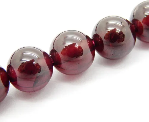 Miniatura 48 de Cuentas de piedras preciosas para la fabricación de joyas, cuentas de monedas facetadas de piedra natural piedra de sangre africana de 0.236 in