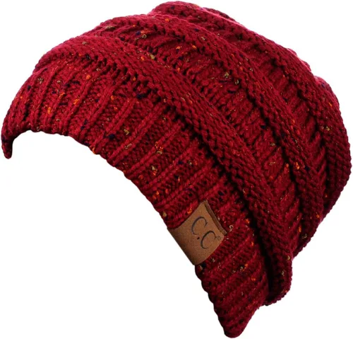 Miniatura 296 de C.C Trendy Warm Chunky Soft Stretch Cable Knit Beanie