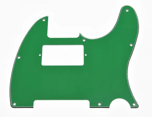 Miniatura 19 de KAISH - Carcasa de 8 agujeros para guitarra Tele Humbucker, golpeador blanco de 3 capas para Telecaster de EE. UU./México