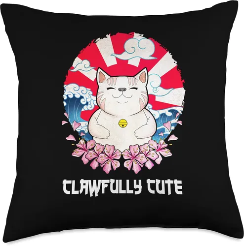Miniatura 4 de Clawfully Cute Cat Mom Birthday Cat Dad Bday Cat Lover Funny Throw Pillow