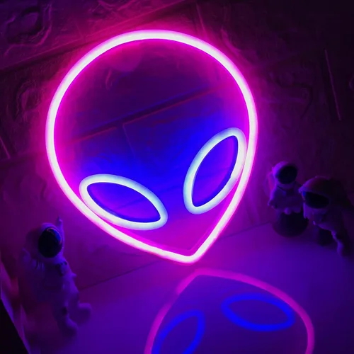 Miniatura 8 de Letreros de neón de nube, luz LED para decoración de pared, funciona con pilas o USB, para dormitorio, estética, habitación de adolescentes, niñas