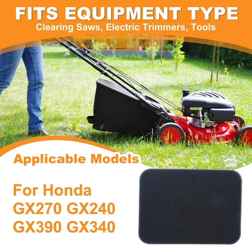 Miniatura 2 de Limpiador de espuma de filtro de aire para Honda GX270 GX240 GX390 GX340 188F Motor Generador de Gasolina Piezas 17211-899-000