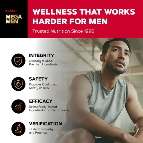 Miniatura 8 de GNC Suplemento para el cabello ultra nutritivo para hombres, apoya el cabello fuerte y saludable, 120 cápsulas