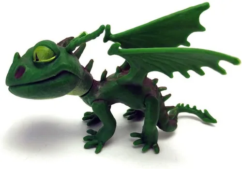 Miniatura 8 de Toysvill Dragones (juego de 8 piezas) - mini figuras de acción: Toothless (Night Fury), Deadly Nadder, Gronckle, Hideous Zippleback, Hotburple