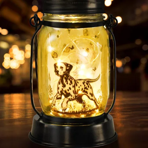 Miniatura 48 de Farol solar de Chihuahua, regalo para mujeres, hombres, mamá, cumpleaños, amantes de perro Chihuahua, luz conmemorativa pérdida de mascotas