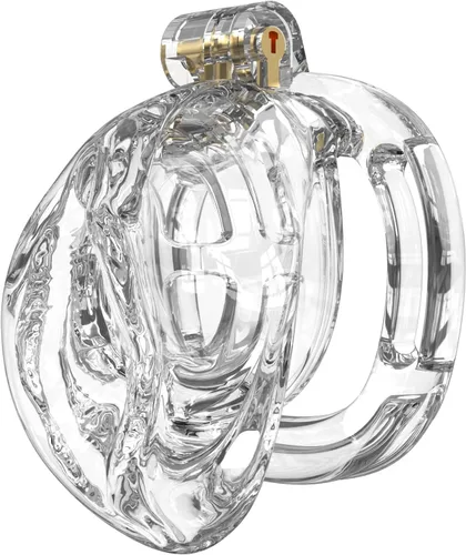 Miniatura 5 de Jaula de castidad de silicona suave para hombres, diseño de clítoris y vagina con cinturón de castidad ajustable, cómodo de uso a largo plazo