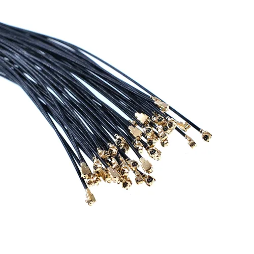 Miniatura 3 de 10 piezas IPX hembra a IPX U.FL hembra RF113 0.044 in IPX1 cable cable coleta - 3.9 in/3.9 pulgadas, ideal para transmisión de señal RF confiable
